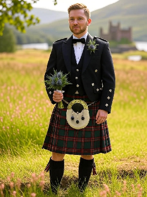 Traditional Garment for a Scottish Groom: Your Guide to Kilt Perfection