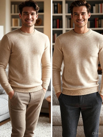 Shop Beige Cashmere Mens Sweater: Top Picks for Style and Comfort in 2025