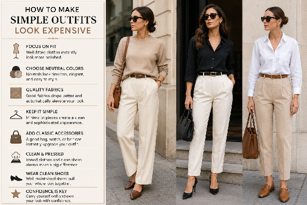 How to Make Simple Outfits Look Expensive and Elegant