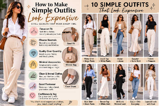 How to Make Simple Outfits Look Expensive and Elegant
