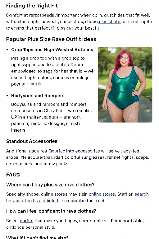 Plus Size Rave Clothes: Dance-Ready Styles That Celebrate Your Curves