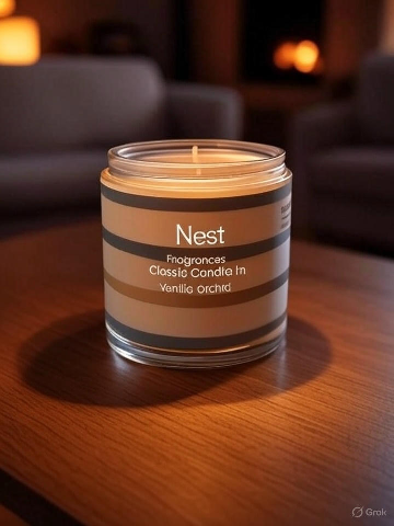 Nest Fragrances Classic Candle Vanilla Orchid: A Warm and Inviting Glow